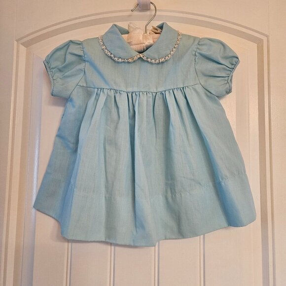 Unknown Other - Sale 🎉🥳 4/$25 or $10 VTG Baby Girl Top in Light Blue Size 12 M